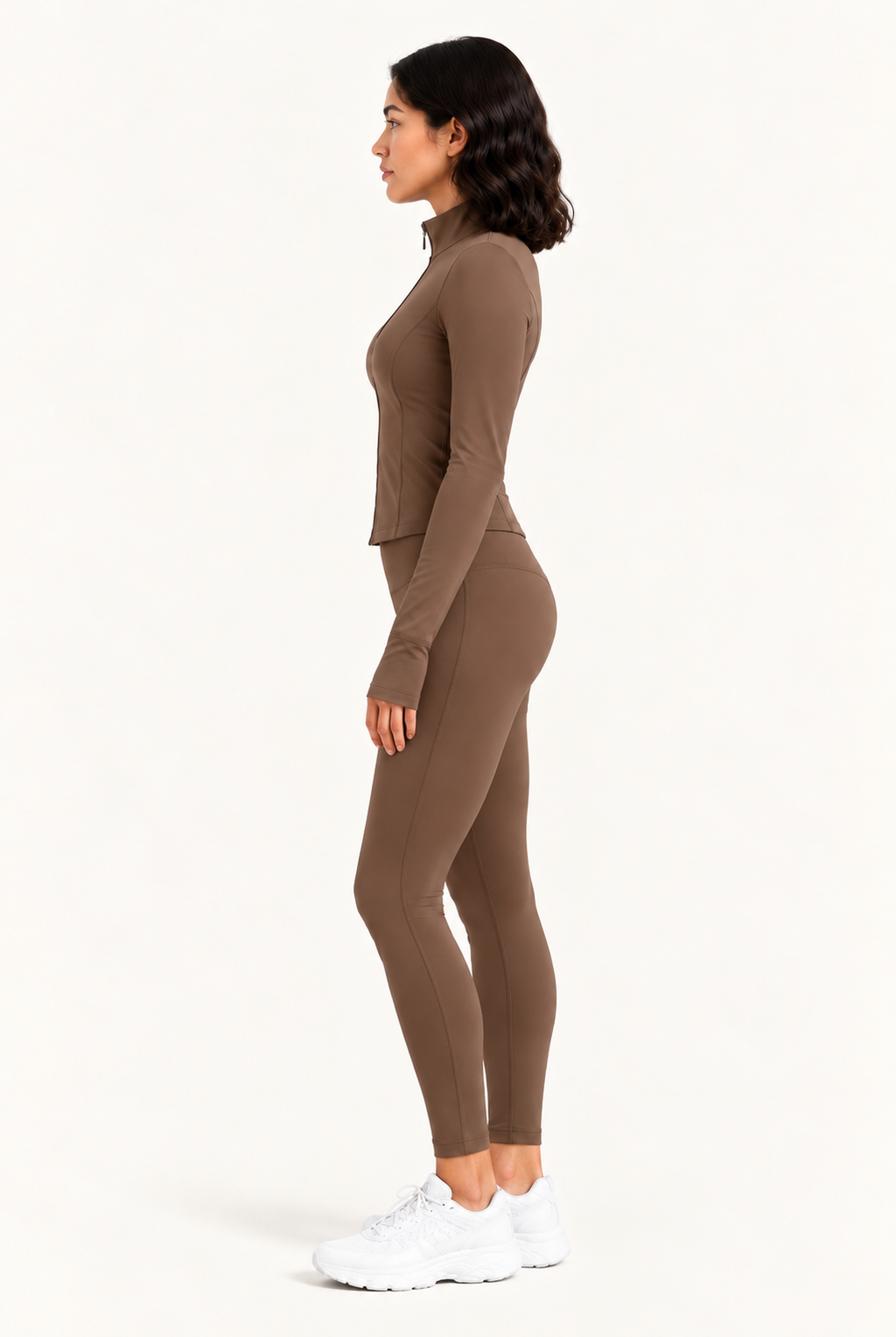 Motion Aura Jacket - Cocoa - Side