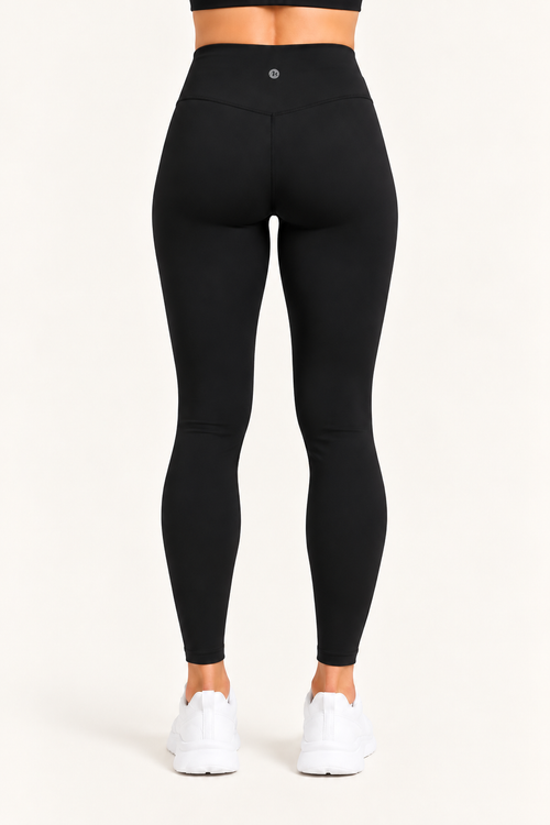 Sculpt High-Waist Leggings - Black - Back