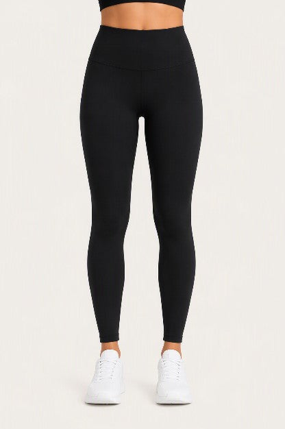 Sculpt High-Waist Leggings - Black - Front