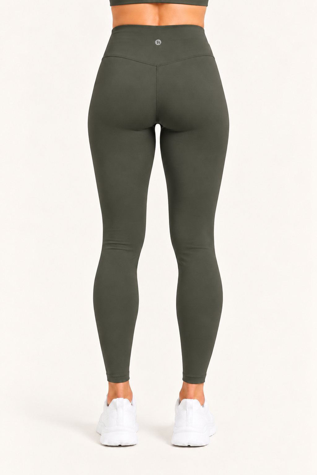 Sculpt High-Waist Leggings - Hedge Green - Back